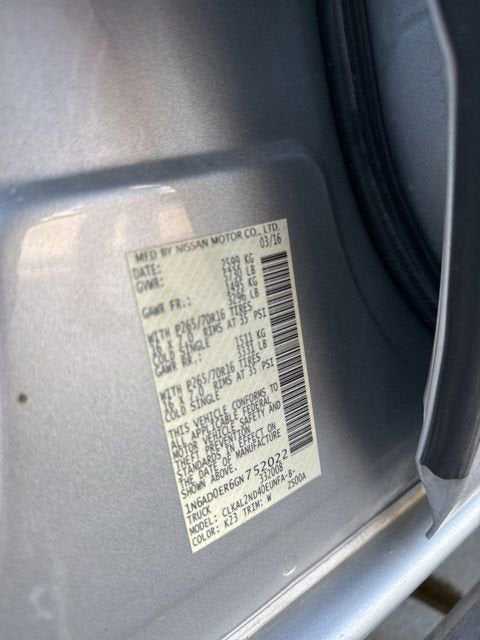 2016 Nissan Frontier SV