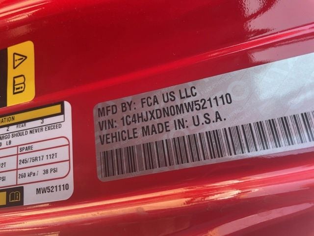 2021 Jeep Wrangler Unlimited Sport